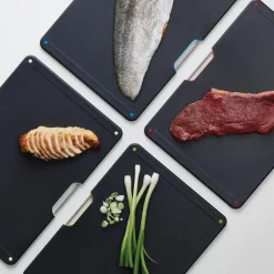 Folio Steel skjærebrett 4 stk svart