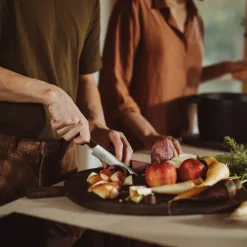 Folken kokkekniv 12 cm tre/stål