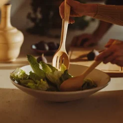 Folken skje perforert 29 cm tre