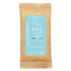 Fondant 250 g lys blå