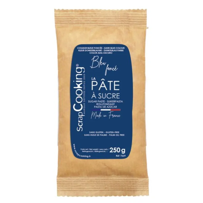 Fondant 250 g mørk blå