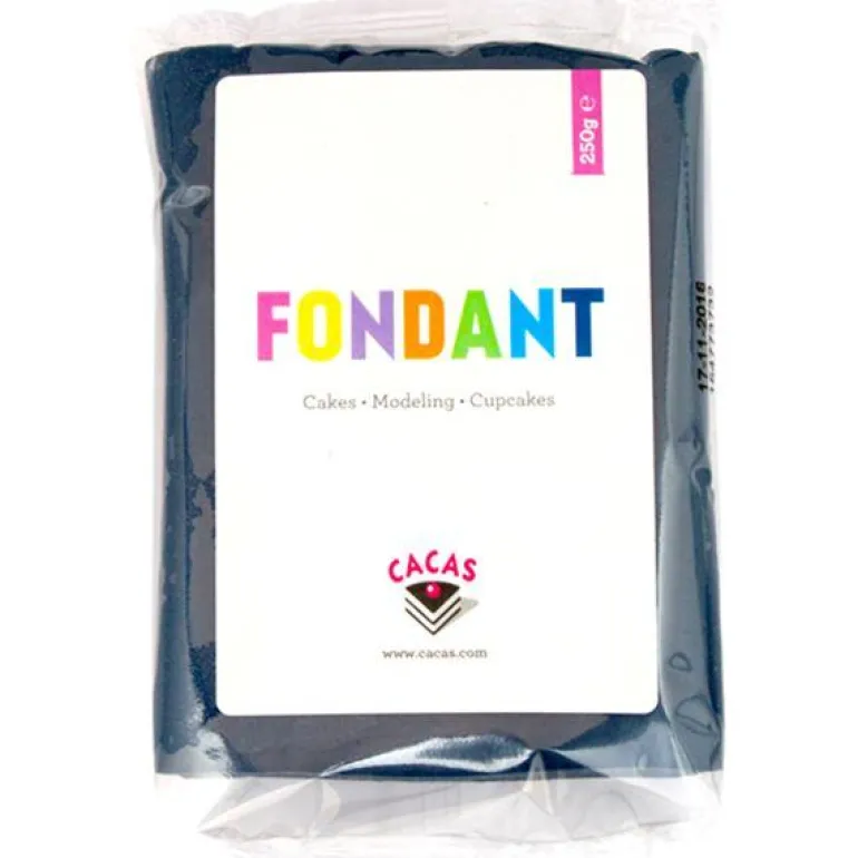 Fondant 250g marineblå