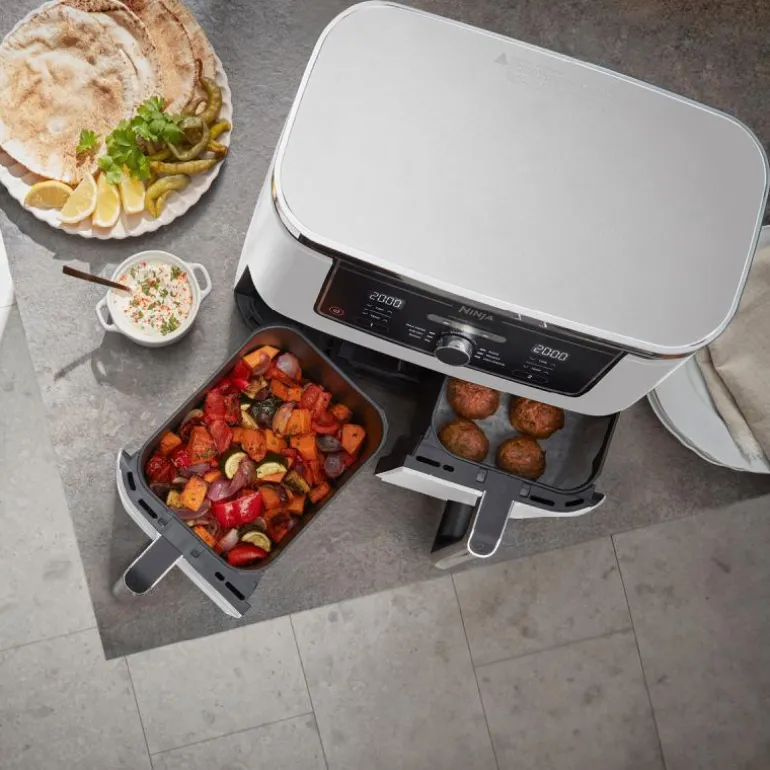 Foodi max dobbel zone airfryer Af400 2x4,75L hvit