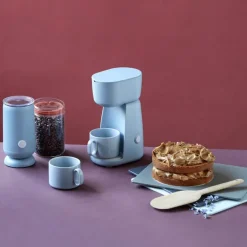 FOODIE elektrisk melkeskummer dusty blue