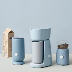 FOODIE elektrisk melkeskummer dusty blue