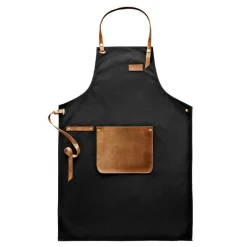 Forkle i lerret og lær