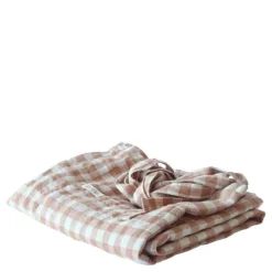 Forkle 90x75 cm gingham biscuit