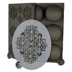 Former i silikon infinty 3 stk grå/hvit