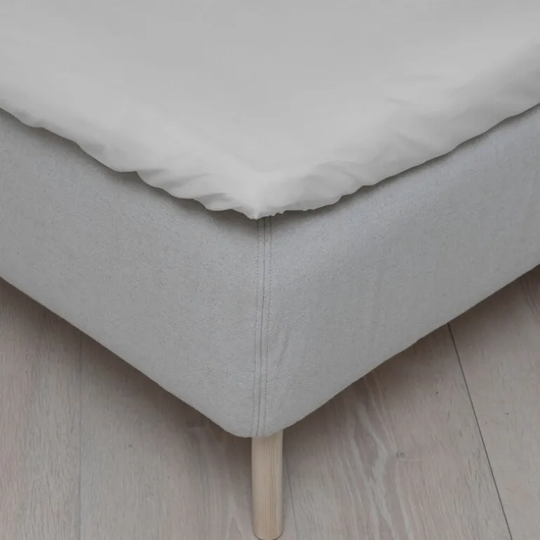 Formsydd laken 90x200 cm lys grå