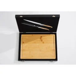 Forskjærersett 2 deler m/skjærebrett i bambus