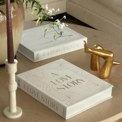 Fotoalbum A Love Story bryllupsalbum grå