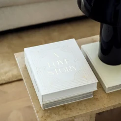 Fotoalbum A Love Story bryllupsalbum grå