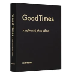 Fotoalbum good times svart
