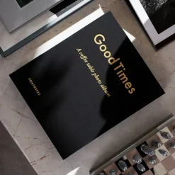 Fotoalbum good times svart