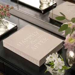 Fotoalbum Happily Ever After bryllupsalbum beige