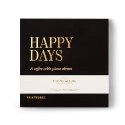 Fotoalbum happy days liten svart