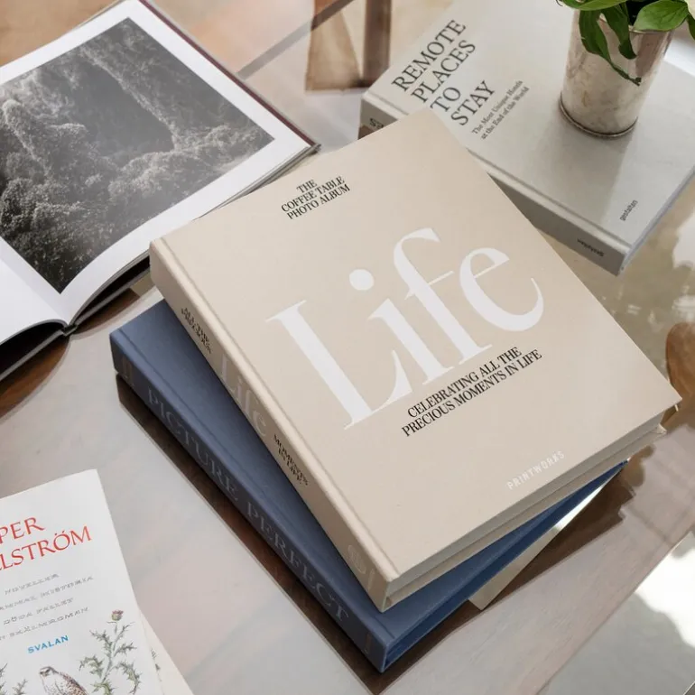 Fotoalbum life beige