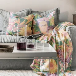 Frida Kahlo Flores pledd 140x170 cm