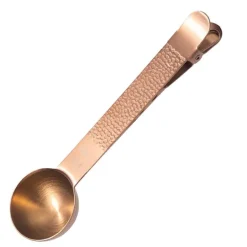 Frost kaffeskje m/klemme kobber