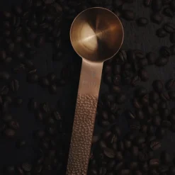 Frost kaffeskje m/klemme kobber