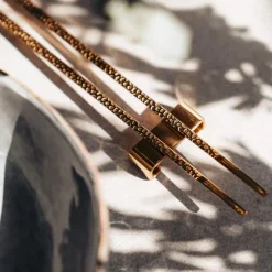 Frost Kito spisepinner 4 par med holder messing