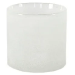 Frost lyslykt 9x9 cm white