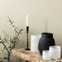 Frost lyslykt 9x9 cm white