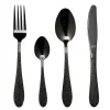Frost Onyx bestikk 16 deler svart