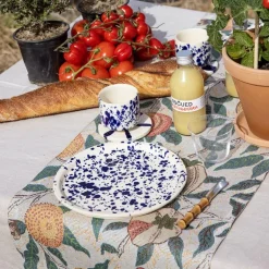 Fruit løper 35x120 cm gul