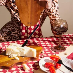 Fruity glassunderlag veggie 2 stk vinrød