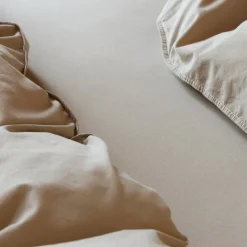 Frøya sengesett 140x220 cm beige