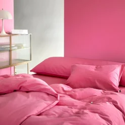 Frøya sengesett 140x220 cm sukkerrosa