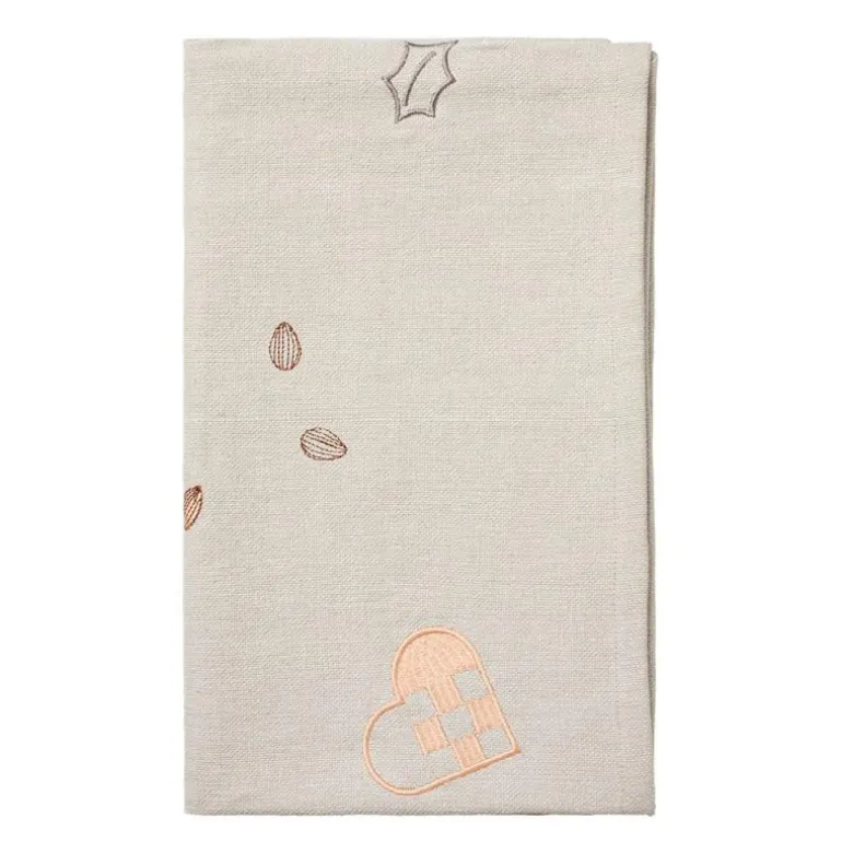 Fryd juleløper 40x140 cm varmgrå/gull