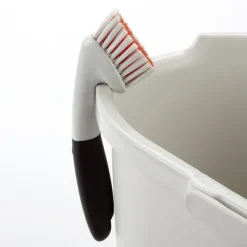 Fugebørste 22,5 cm svart/hvit