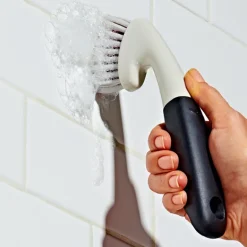 Fugebørste 22,5 cm svart/hvit