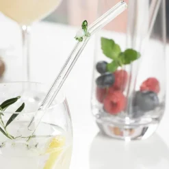 Fun sugerør 20 cm 4 stk skilpadde