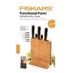 Functional Form knivblokk bambus 5 kniver