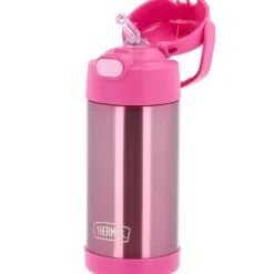 Funtainer drikkeflaske med rør 35,5 cl pink