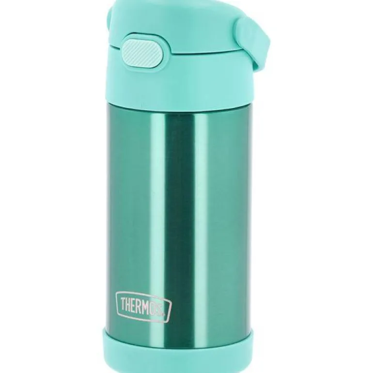 Funtainer drikkeflaske med rør 35,5 cl teal