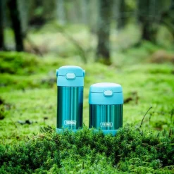 Funtainer drikkeflaske med rør 35,5 cl teal