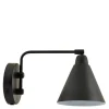 Game vegglampe 30 cm svart