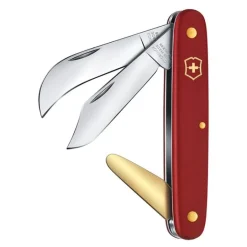 Garden lommekniv 3 funksjoner rød