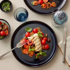 Gastro tallerken 27 cm svart/blå