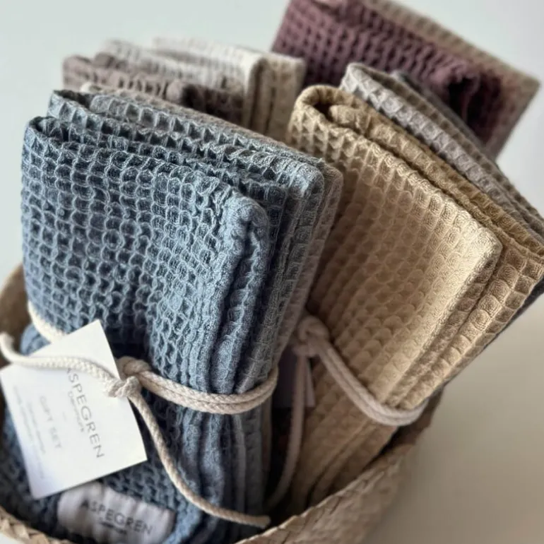 Gavesett med kjøkkenkluter 3 stk blue mussels