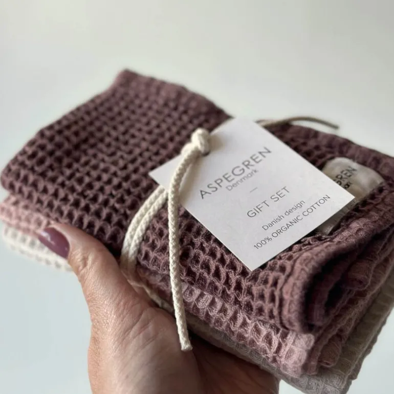 Gavesett med kjøkkenkluter 3 stk chutney