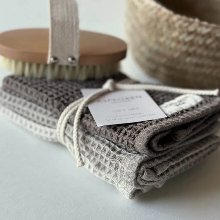 Gavesett med kjøkkenkluter 3 stk pepper