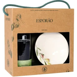 Gavesett olivenolje og skål