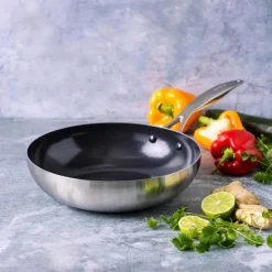 Geneva wokpanne 28 cm 3,6L rustfri