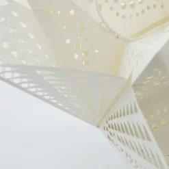 Gint julestjerne 45 cm hvit