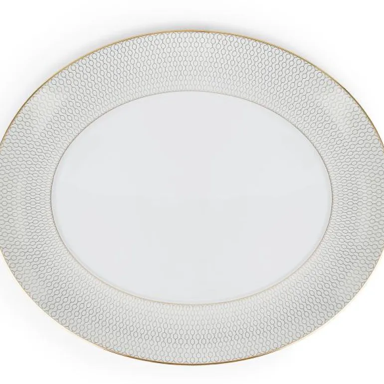 Gio Gold oval tallerken 33 cm